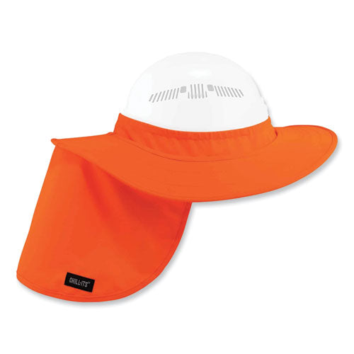 Ergodyne Chill-its 6660 Hard Hat Brim + Neck Shade 19.5x9.75 Orange