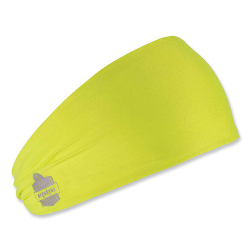 Ergodyne Chill-its 6634 Performance Knit Cooling Headband Polyester/spandex One Size Fits Most Lime