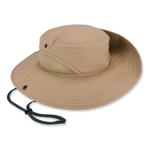 Ergodyne Chill-its 8936 Lightweight Mesh Paneling Ranger Hat Small/medium Khaki