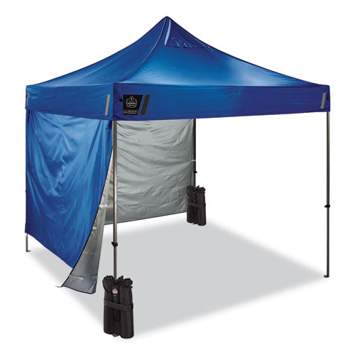 Ergodyne Shax 6051 Heavy-duty Pop-up Tent Kit Single Skin 10 Ftx10 Ft Polyester/steel Blue