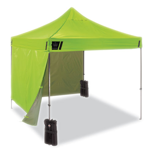 Ergodyne Shax 6051 Heavy-duty Pop-up Tent Kit Single Skin 10 Ftx10 Ft Polyester/steel Lime