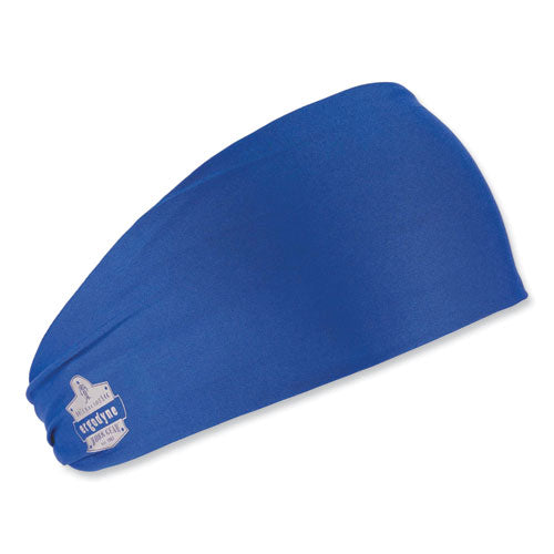 Ergodyne Chill-its 6634 Performance Knit Cooling Headband Polyester/spandex One Size Fits Most Blue