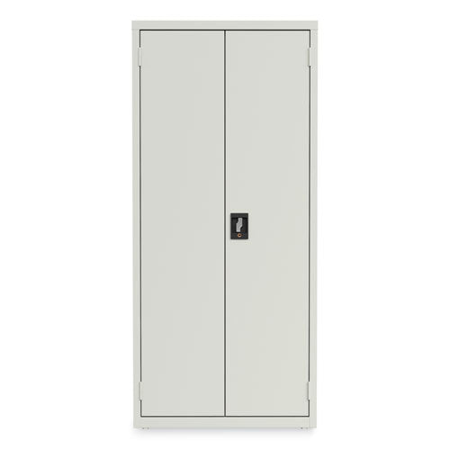 OIF Fully Assembled Storage Cabinets 3 Shelves 30"x15"x66" Light Gray