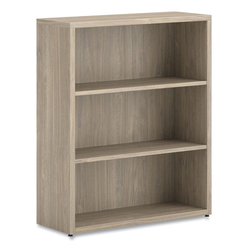HON 10500 Series Laminate Bookcase Three Shelves 36"x13"x43.75" Kingswood Walnut
