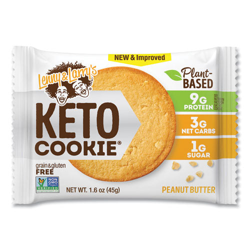 Lenny & Larry's Keto Peanut Butter Cookie 1.6 Oz Packet 12/pack