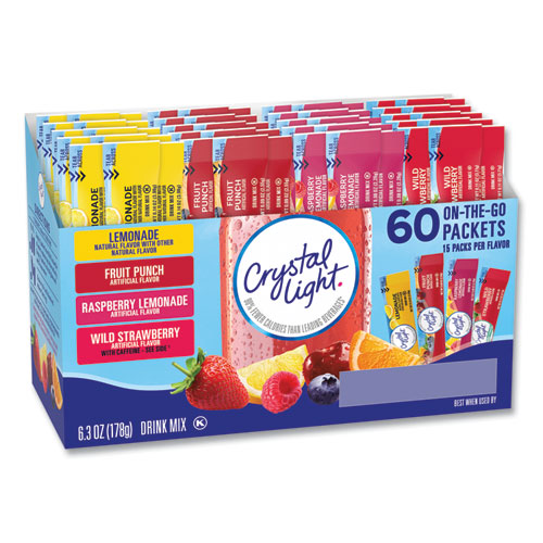 Crystal Light Variety Pack Assorted Flavors 60/pack
