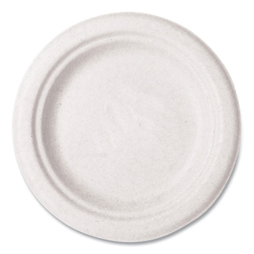 Vegware™ Nourish Molded Fiber Tableware Plate 6" White 1000/Case