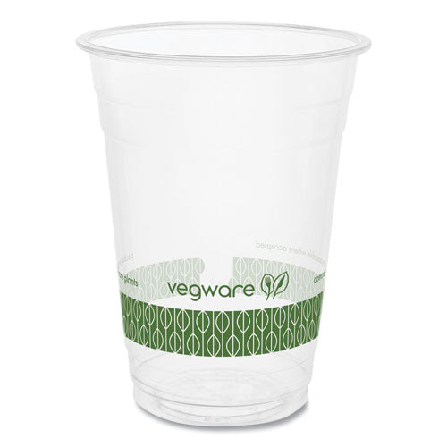 Vegware™ 96-series Cold Cup 16 Oz Clear/green 1000/Case