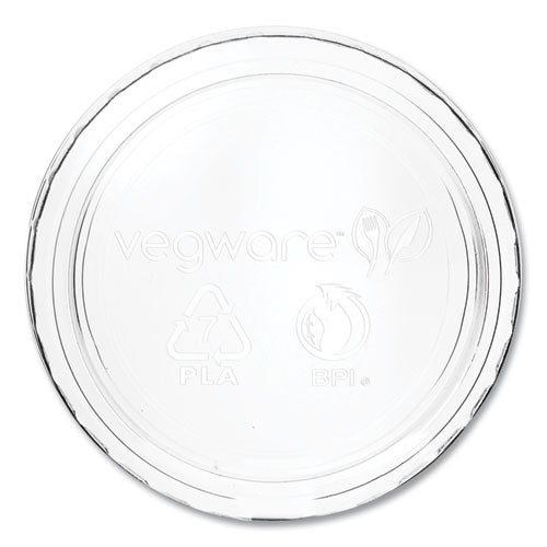 Vegware™ Portion Pot Lids Fits 2 Oz To 4 Oz Portion Pots Clear 2000/Case