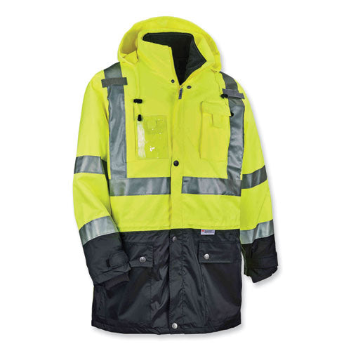 Ergodyne Glowear 8388 Class 3/2 Hi-vis Thermal Jacket Kit Medium Lime