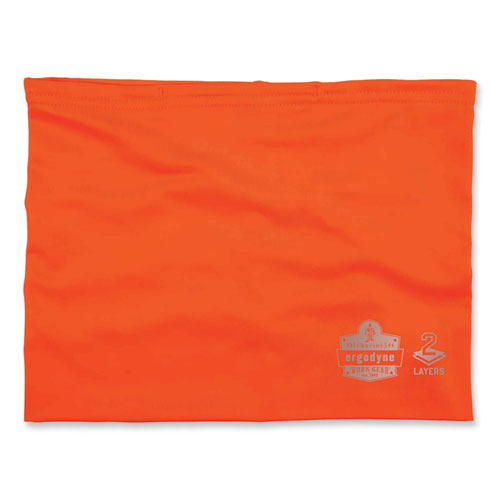 Ergodyne Chill-its 6489 2-layer Cooling Performance Knit Multi-band Polyester/spandex L/xl Hivis Orange