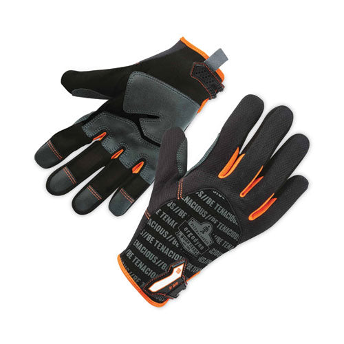 Ergodyne Proflex 810 Reinforced Utility Gloves Black Medium Pair