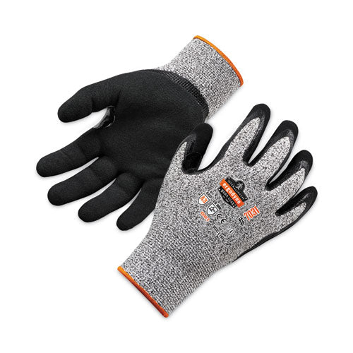 Ergodyne Proflex 7031 Ansi A3 Nitrile-coated Cr Gloves Gray Large Pair