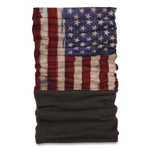 Ergodyne N-ferno 6492 2-piece Thermal Fleece + Poly Multi-band One Size Fits Most American Flag