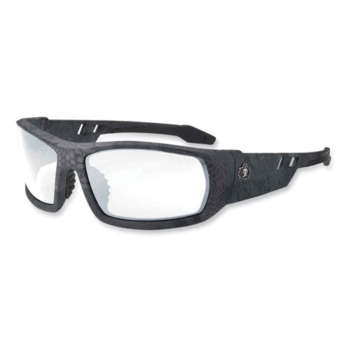 Ergodyne Skullerz Odin Safety Glasses Kryptek Typhon Nylon Impact Frame Clear Polycarbonate Lens