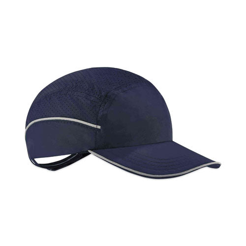 Ergodyne Skullerz 8955 Lightweight Bump Cap Hat Long Brim Navy