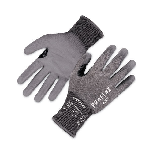 Ergodyne Proflex 7071 Ansi A7 Pu Coated Cr Gloves Gray X-large Pair