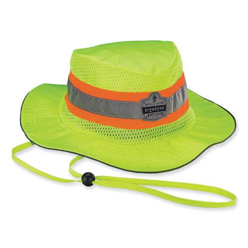 Ergodyne Glowear 8935 Hi-vis Ranger Sun Hat Polyester Small/medium Lime