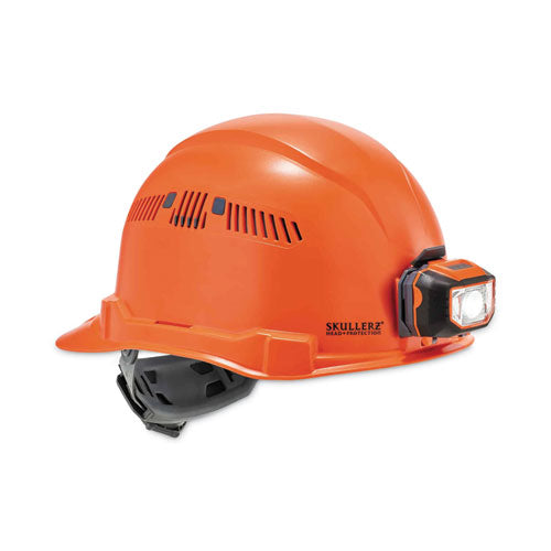 Ergodyne Skullerz 8972led Class C Hard Hat Cap Style With Led Light Orange