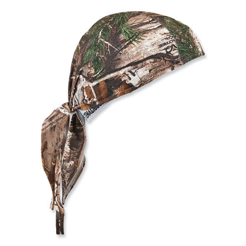 Ergodyne Chill-its 6615 High-performance Bandana Doo Rag W/terry Cloth Sweatband One Size Realtree Xtra