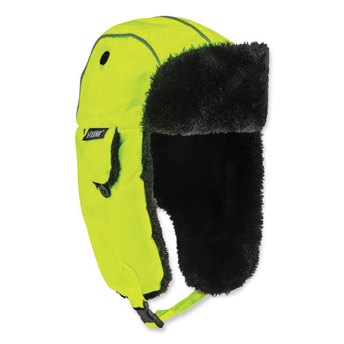 Ergodyne N-ferno 6802 Classic Trapper Hat Large/x-large Lime