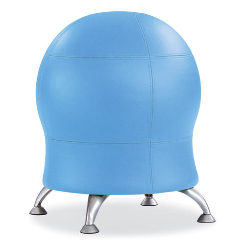 Safco Zenergy Ball Chair Backless Supports Up To 250 Lb Baby Blue Vinyl