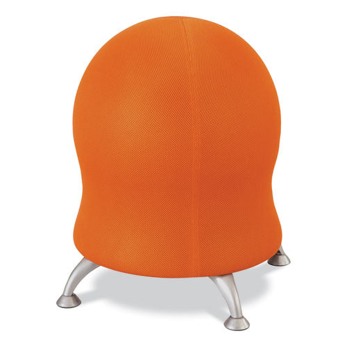 Safco Zenergy Ball Chair Backless Supports Up To 250 Lb Orange Fabric