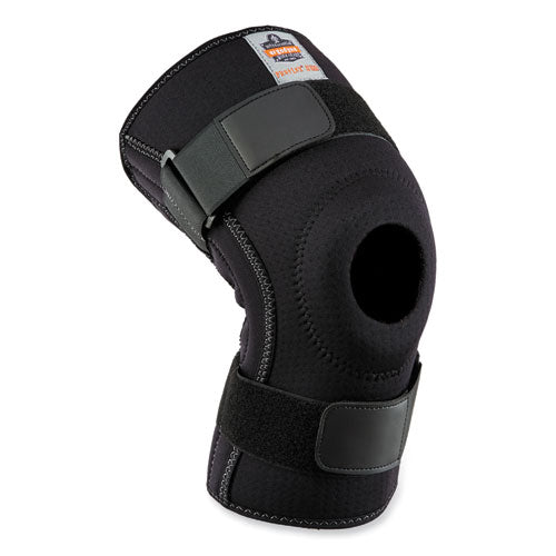 Ergodyne Proflex 620 Open Patella Spiral Stays Knee Sleeve Medium Black