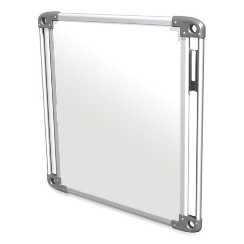 Ghent Nexus Double-sided Portable Whiteboard Tablet 27.88x27.88 White Surface Satin Aluminum Frame