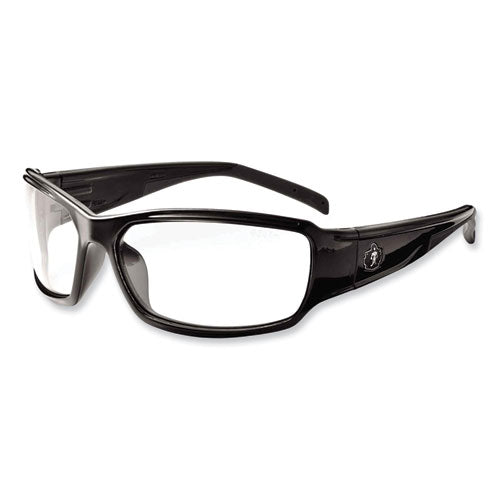 Ergodyne Skullerz Thor Safety Glasses Black Nylon Impact Frame Clear Polycarbonate Lens
