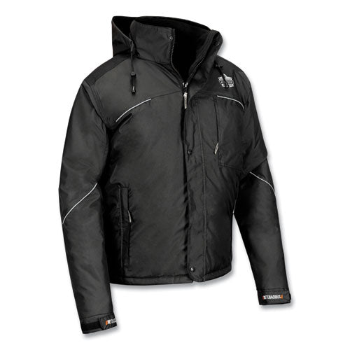 Ergodyne N-ferno 6467 Winter Work Jacket With 300d Polyester Shell Small Black