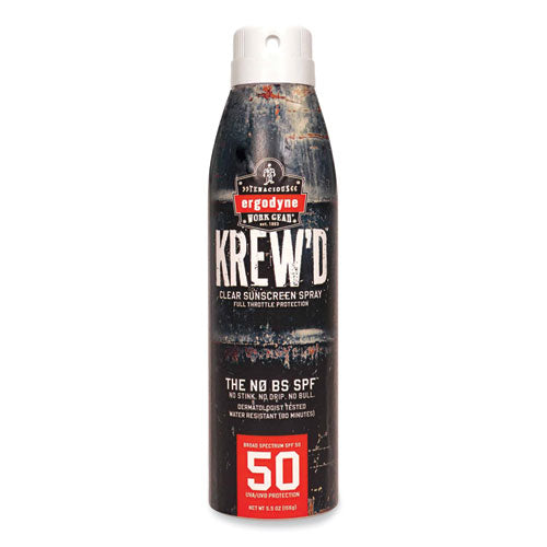 Ergodyne Krewd 6353 Spf 50 Sunscreen Spray 5.5 Oz Can