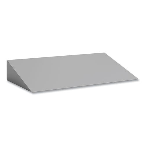 Safco Triple Sloped Metal Locker Hood Addition 36wx18dx6h Gray