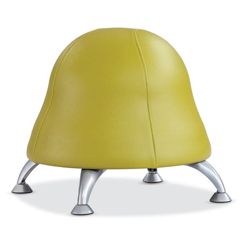 Safco Runtz Ball Chair Backless Supports Up To 250 Lb Green Vinyl Seat Silver Base