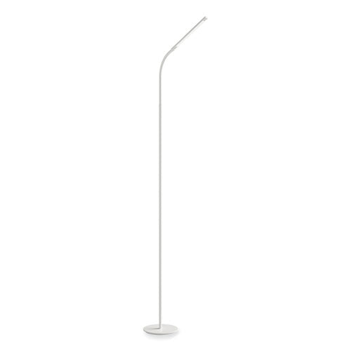 Safco Resi Led Floor Lamp Gooseneck 60" Tall White