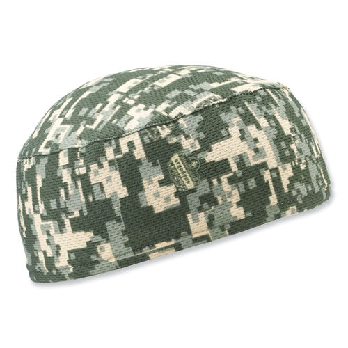 Ergodyne Chill-its 6630 High-performance Terry Cloth Skull Cap Polyester One Size Fits Most Camo