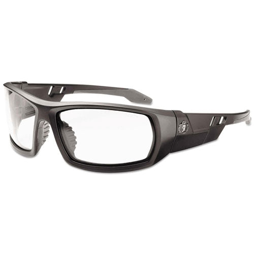 Ergodyne Skullerz Odin Safety Glasses Matte Black Frame/clear Lens Nylon/polycarb