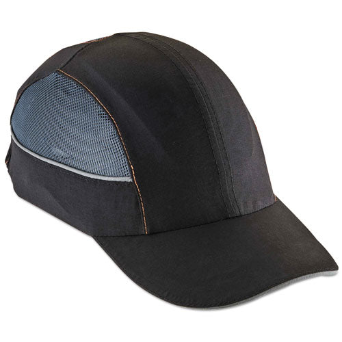 Ergodyne Skullerz 8960 Bump Cap With Led Lighting Long Brim Black