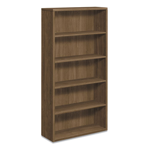 HON 10500 Series Laminate Bookcase Five-shelf 36wx13.13dx71h Pinnacle