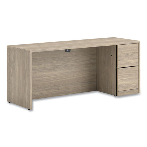 HON 10500 Series Full-height Right Pedestal Credenza 72"x24"x29.5" Kingswood Walnut