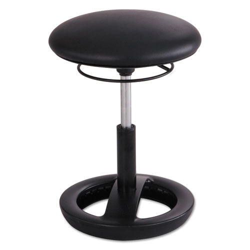 Safco Twixt Desk Height Ergonomic Stool Supports Up To 250 Lb 22.5" Seat Height Black