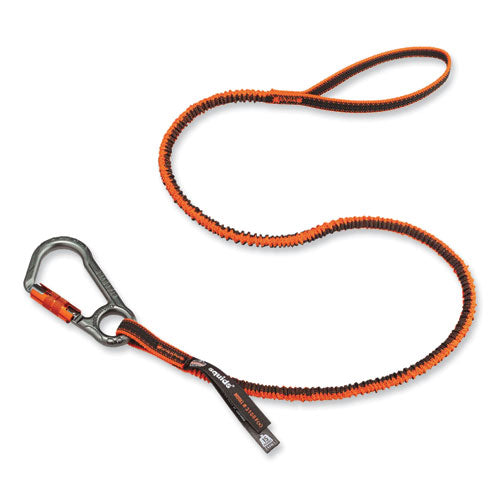 Ergodyne Squids 3108f(x)tool Lanyard W/locking Aluminum Carabiner+loop 15lb Max Work Cap 38" To 48"or/gyships In 1-3 Business Days