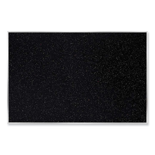 Ghent Satin Aluminum-frame Recycled Rubber Bulletin Boards 60.5x36.5 Confetti Surface