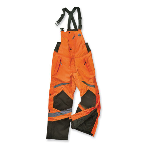 Ergodyne Glowear 8928 Class E Hi-vis Insulated Bibs Large Orange