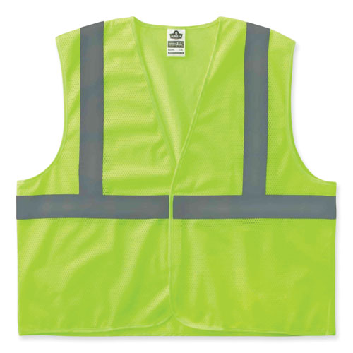 Ergodyne Glowear 8205hl Class 2 Super Economy Mesh Vest Polyester Lime X-small