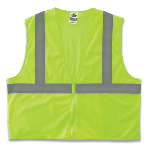 Ergodyne Glowear 8205z Class 2 Super Economy Mesh Vest Polyester Lime Small/medium