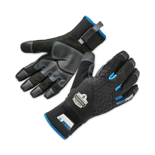 Ergodyne Proflex 818wp Thermal Wp Gloves With Tena-grip Black Large Pair