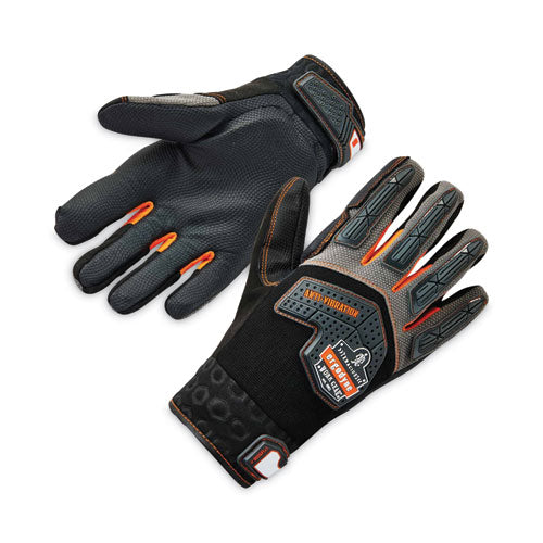 Ergodyne Proflex 9015f(x) Certified Anti-vibration Gloves And Dorsal Protection Black X-large Pair