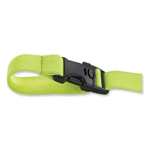 Ergodyne Squids 3150 Elastic Lanyard With Buckle 2 Lb Max Working Capacity 18" To 48" Long Lime