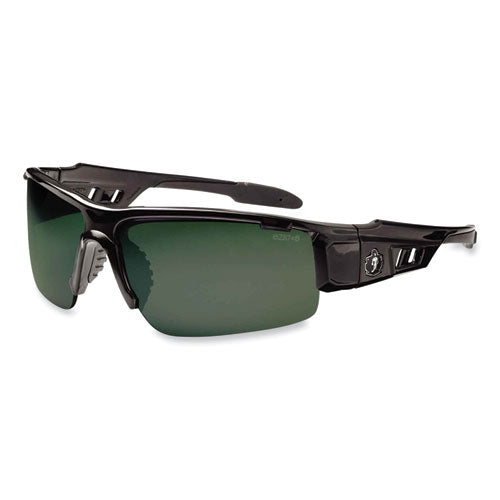 Ergodyne Skullerz Dagr Safety Glasses Black Nylon Impact Frame Polarized G15 Polycarbonate Lens